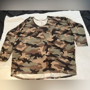 Camo sweater